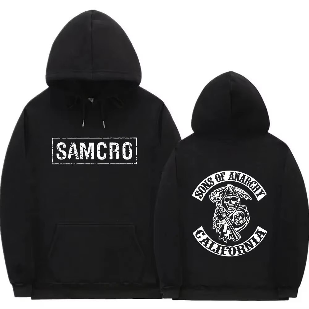 Streetwear Brand Hoodie - Sweat-shirt à capuche imprimé Double face,