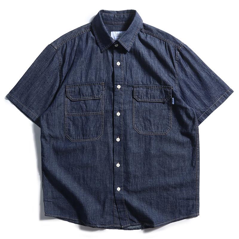 Streetwear Brand Denim - Chemise en jean pour homme style