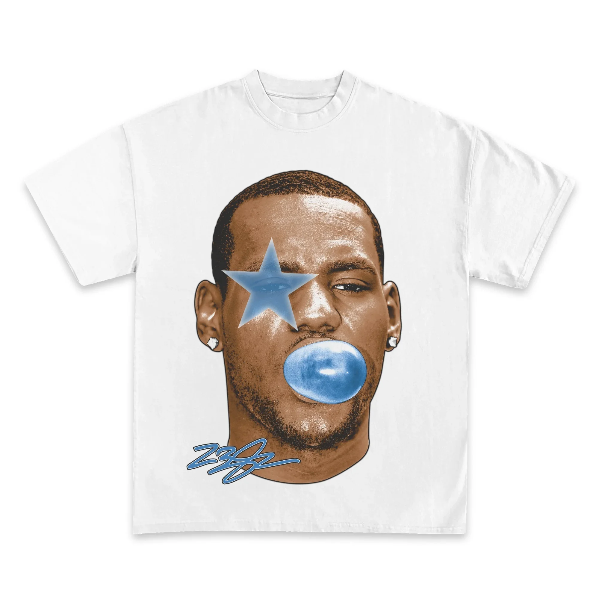 Streetwear Brand Vintage - Lebron James basket-ball étoile t-shirt hommes