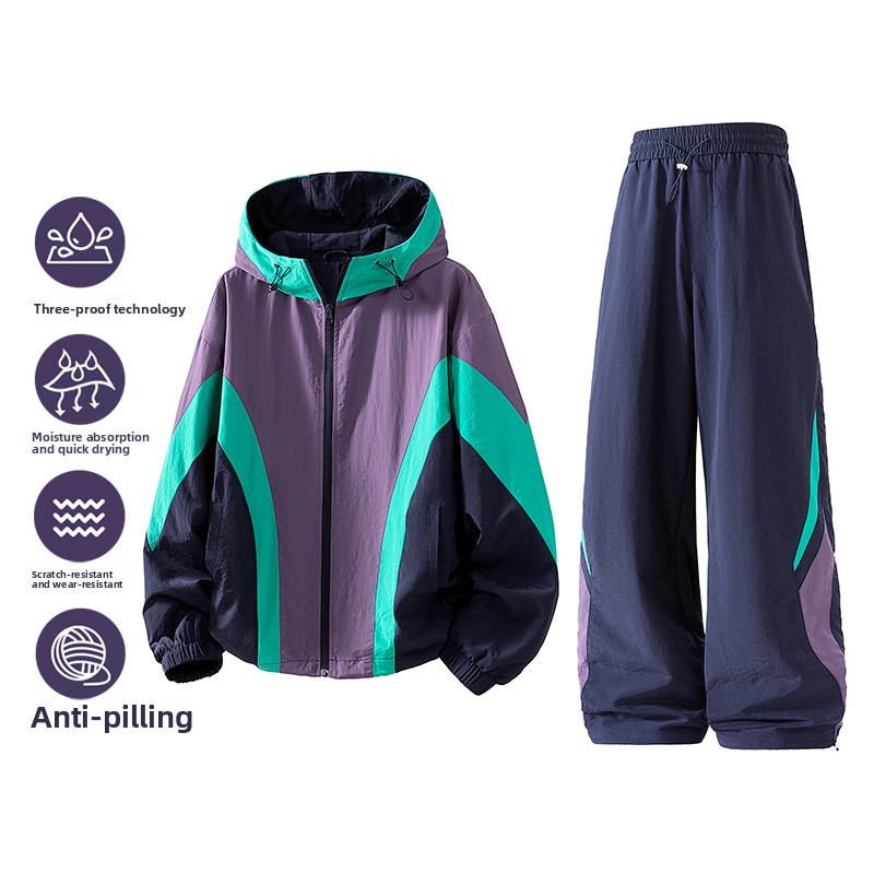 Streetwear Brand Jacket - Nouvel ensemble de veste deux pièces