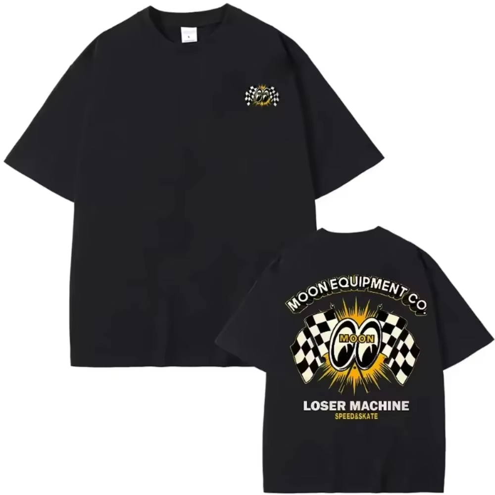 Streetwear Brand Red - T-shirt de marque de moto modifiée