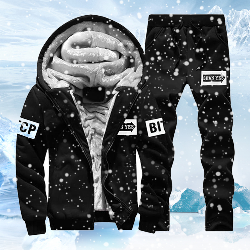 Streetwear Brand Hoodie - Nouveau polaire hommes ensemble marque de