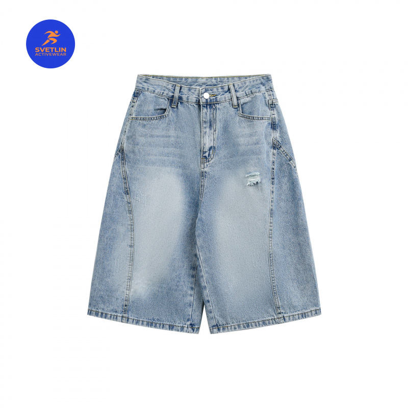 Streetwear Brand Denim - Shorts en jean de qualité luxe