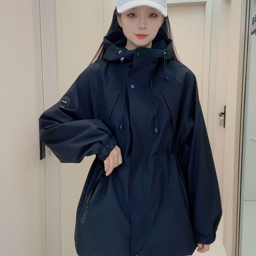 Streetwear Brand Designs - Veste à capuche pour femme, coupe-vent