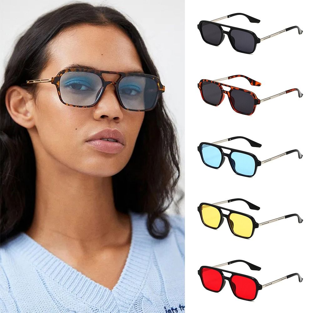 Streetwear Brand Vintage - Lunettes de soleil carrées de marque