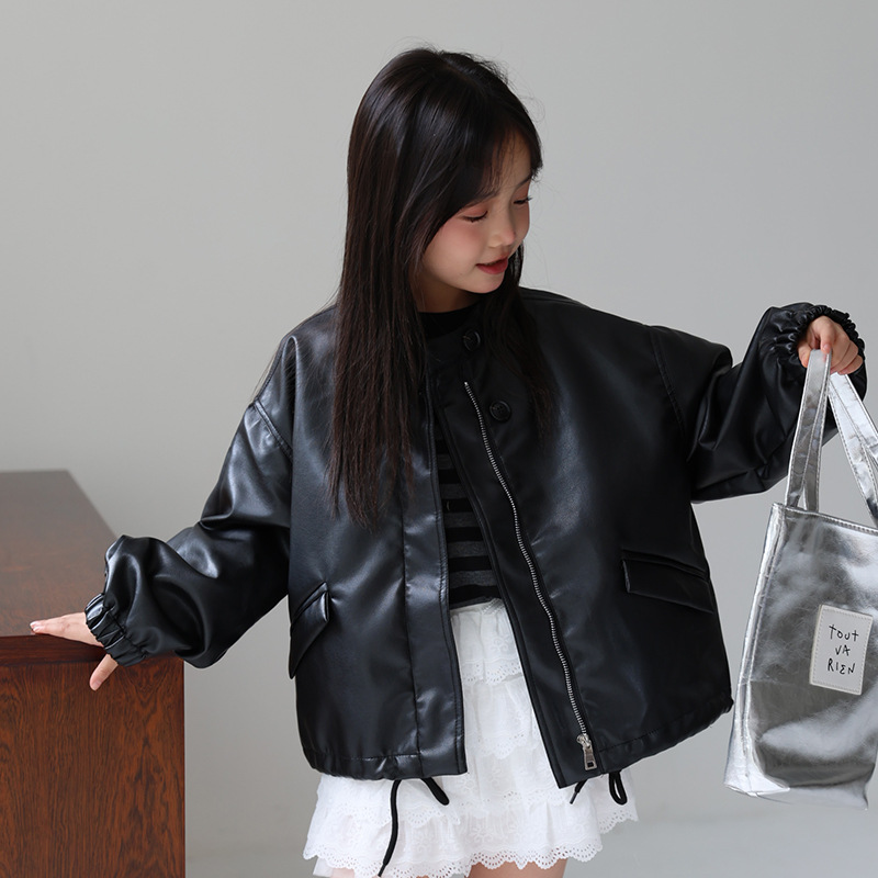 Streetwear Brand Designs - Veste de moto en cuir Pu