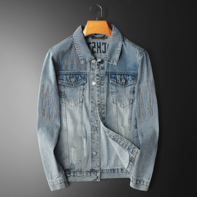 Veste en jean délavée vintage  - Streetwear Brand Denim avis et prix