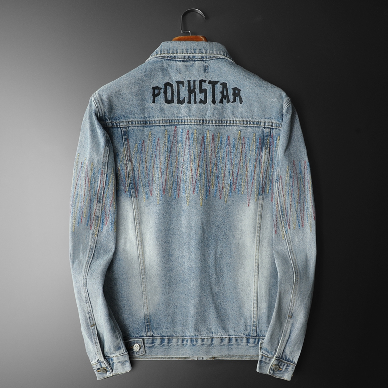 Veste en jean délavée vintage  - Streetwear Brand Denim avis et prix