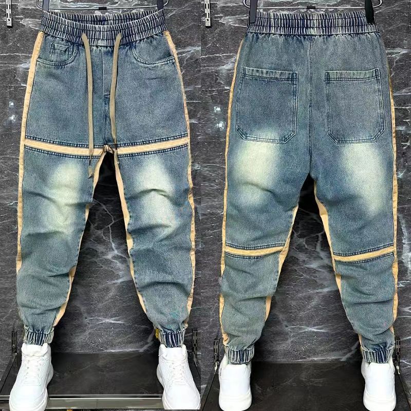 Pantalon en denim bleu délavé  - Streetwear Brand Denim avis et prix