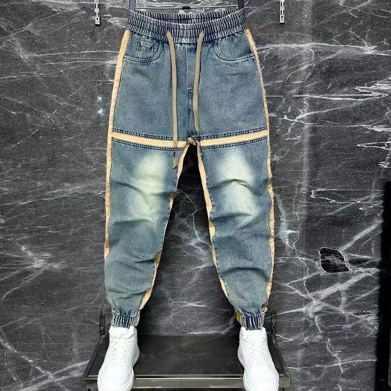 Pantalon en denim bleu délavé  - Streetwear Brand Denim avis et prix