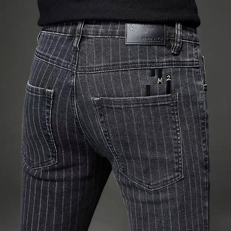 Jean rayé pour hommes, marque  - Streetwear Brand Denim avis et prix