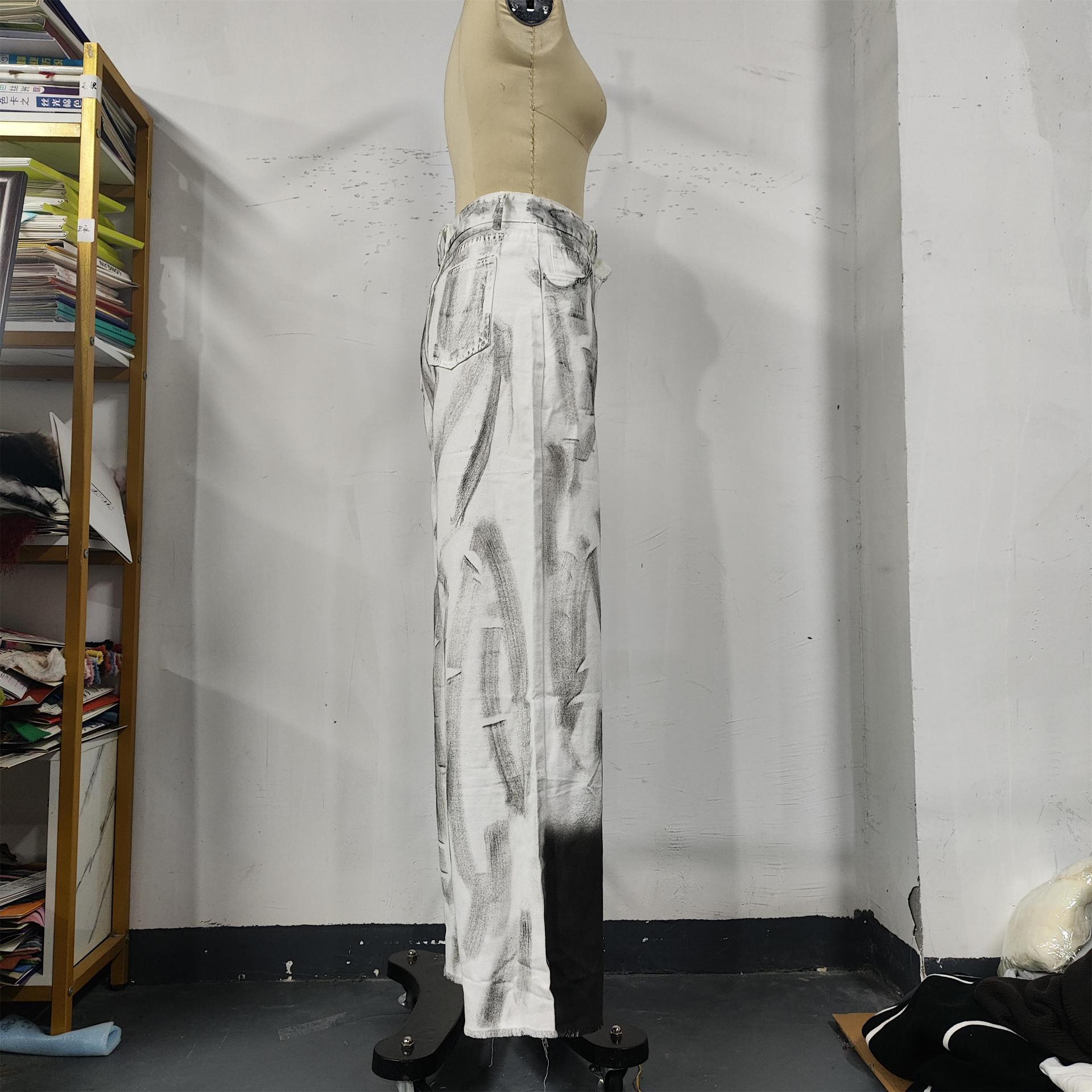 Jeans à jambes larges pour fem - Streetwear Brand Denim avis et prix