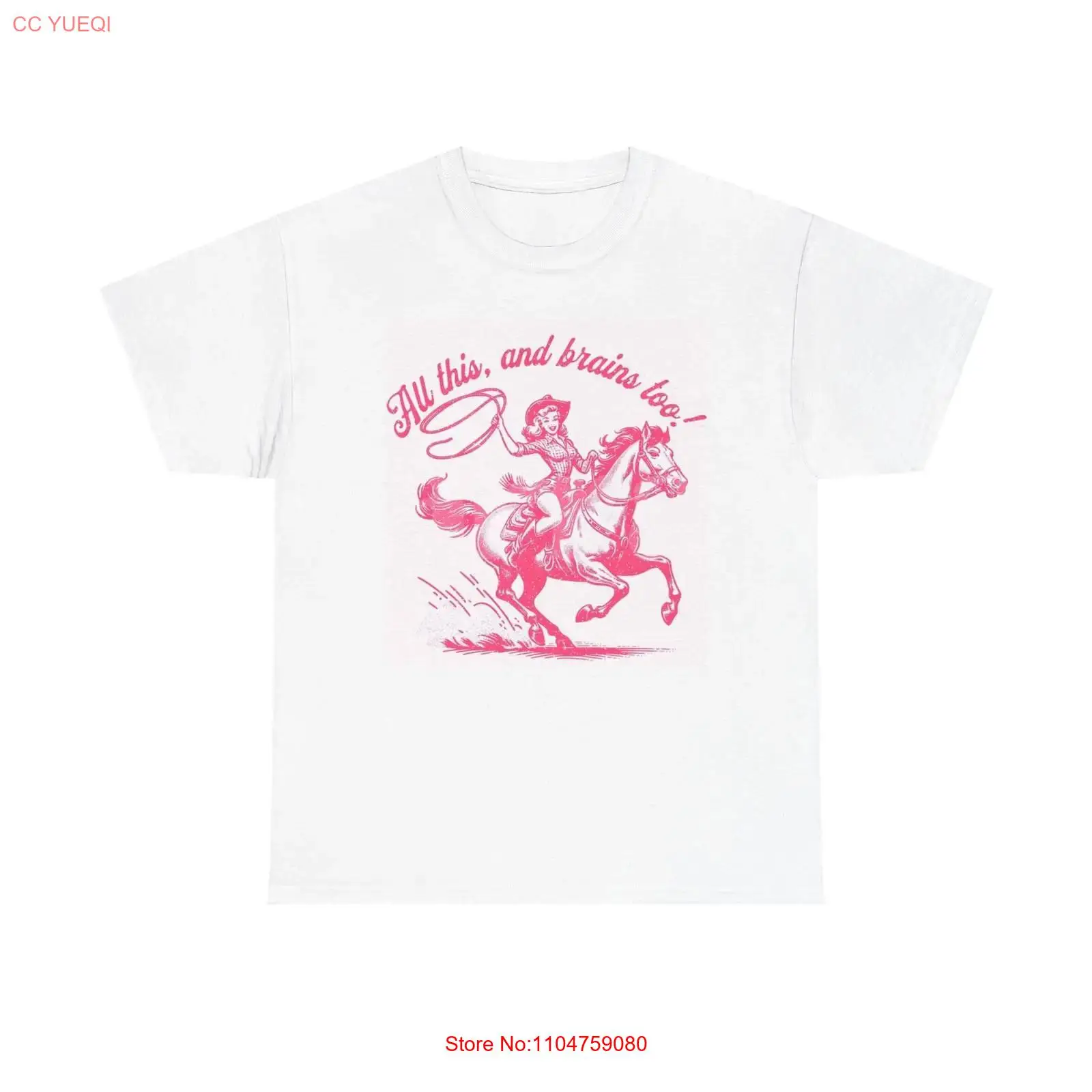 T-shirt All This And Brains To - Streetwear Brand Designs avis et prix