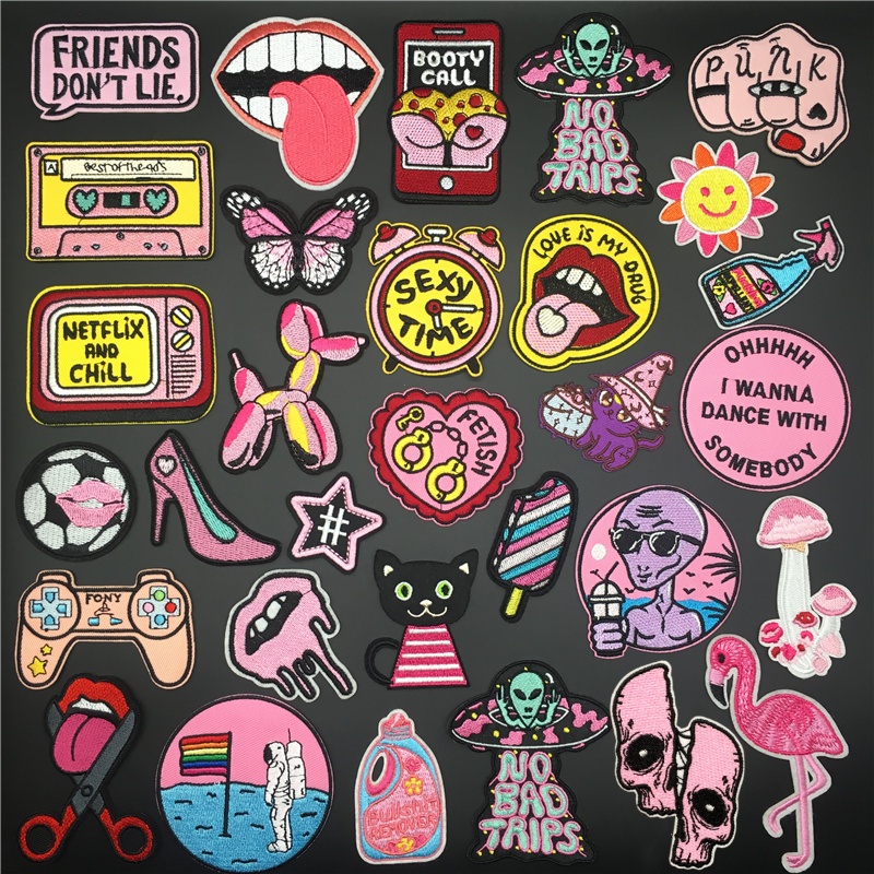 Dessin animé rose flamant Alie - Streetwear Brand Stickers avis et prix