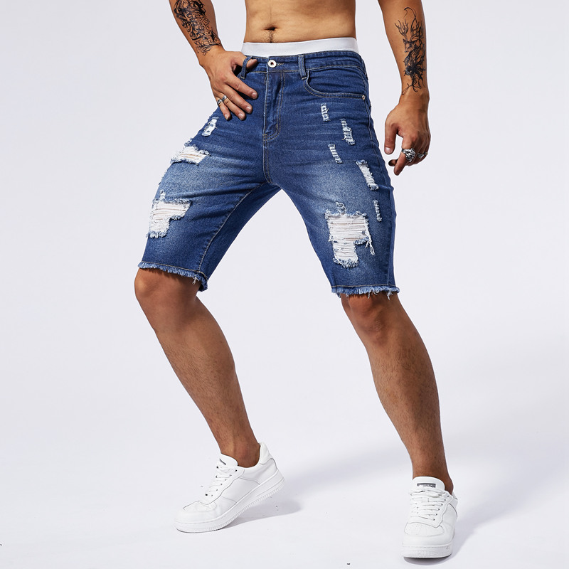 Short en Denim déchiré pour ho - Streetwear Brand Denim avis et prix