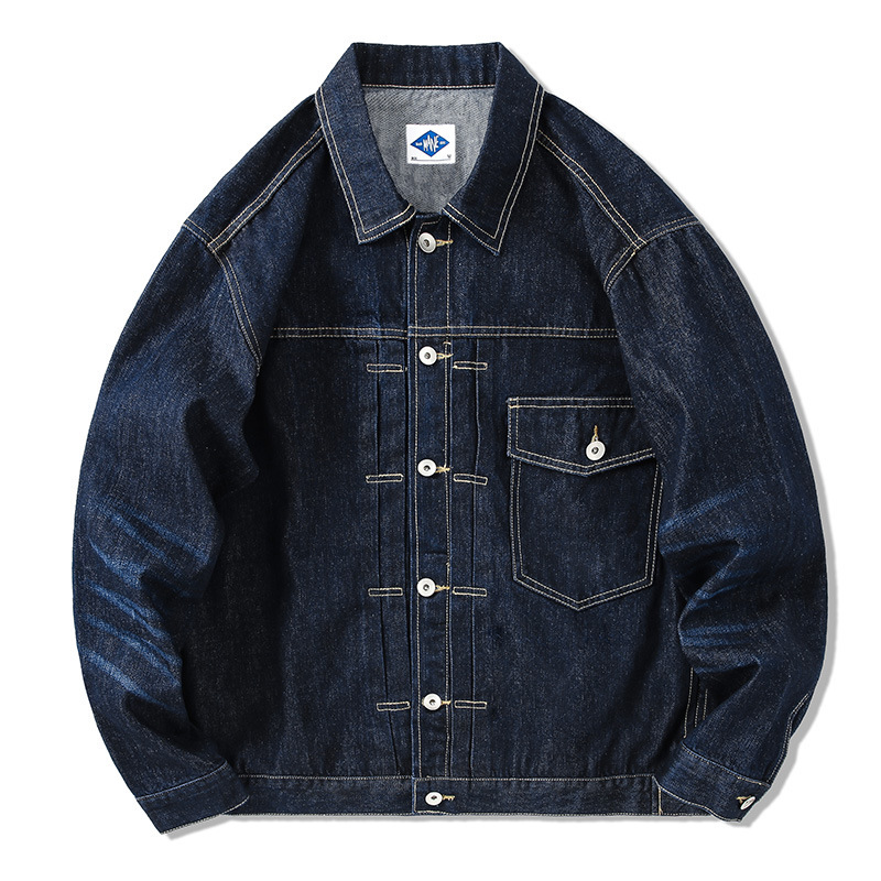 Tide Brand-Veste en jean bleu  - Streetwear Brand Denim avis et prix