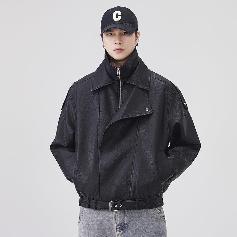 Automne hiver veste en cuir ho - Streetwear Brand Vintage avis et prix