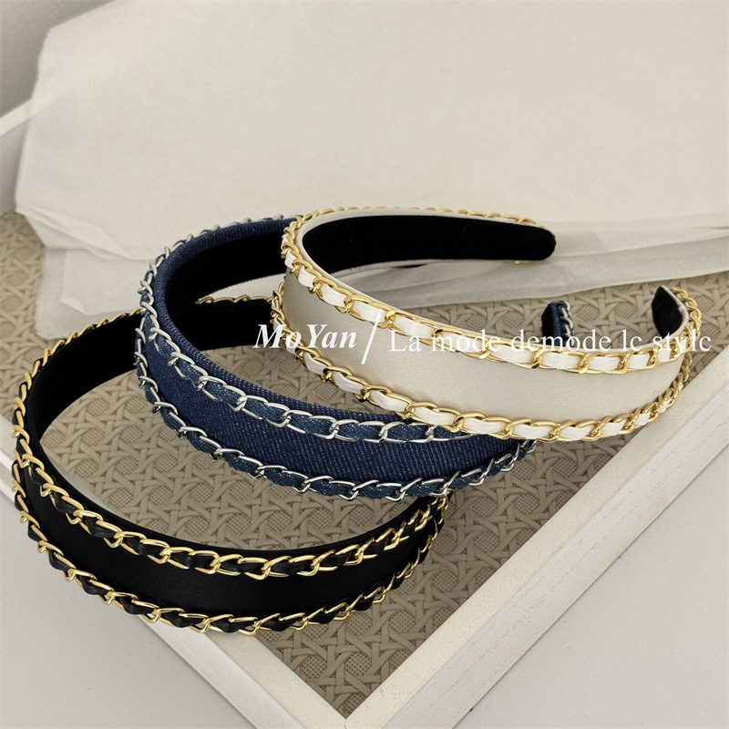 Nouveau Bandeau Cheveux Chaîne - Streetwear Brand Denim avis et prix
