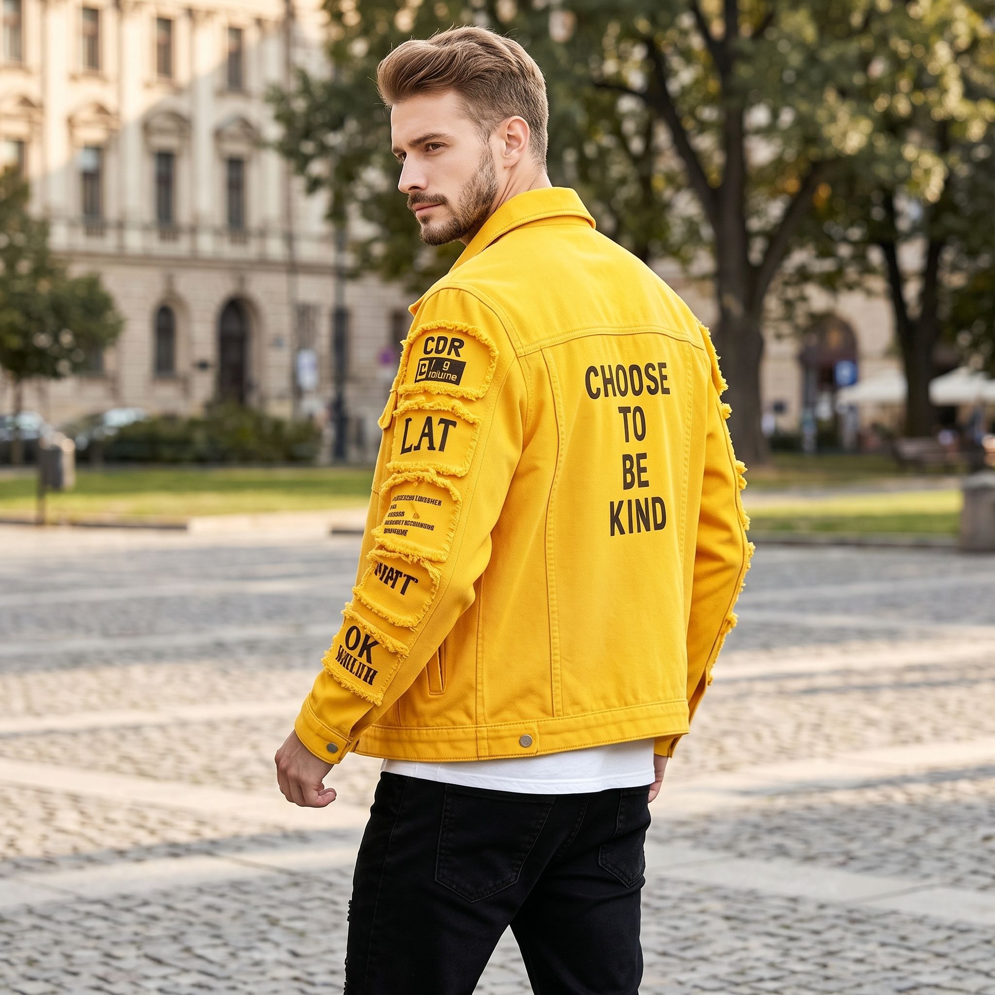 Veste en jean pour hommes, sty - Streetwear Brand Jacket avis et prix