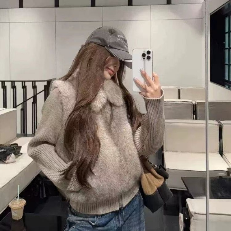 Veste d’hiver en fausse fourru - Streetwear Brand Jacket avis et prix