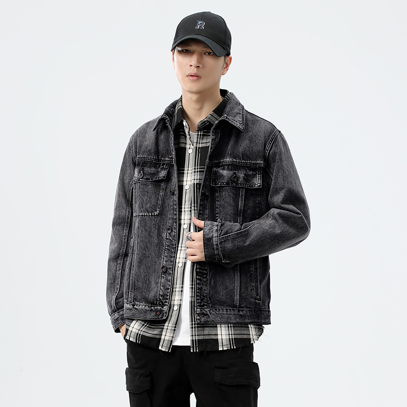 Veste en jean délavée coupe am - Streetwear Brand Denim avis et prix