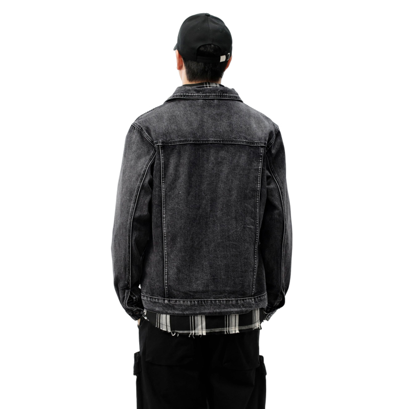Veste en jean délavée coupe am - Streetwear Brand Denim avis et prix